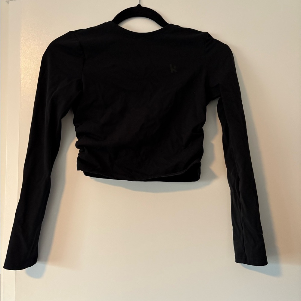 Classic Black Long Sleeve Women's Top